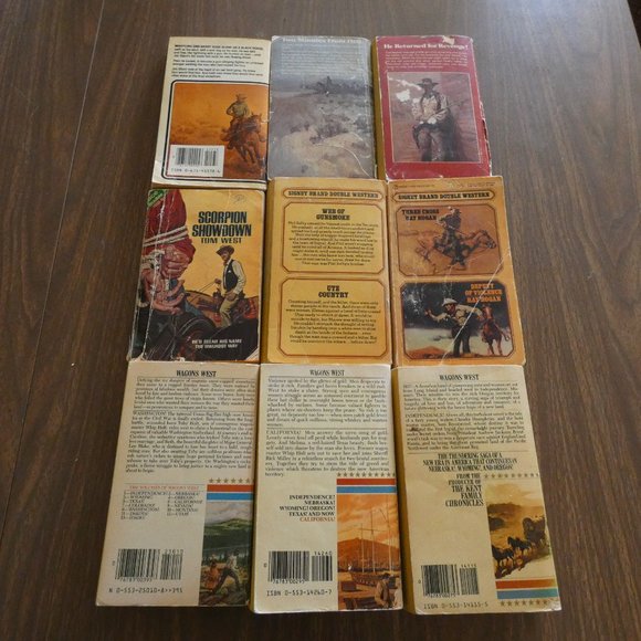 Lot Of 9 Vintage Western Paperbacks Dana Fuller Ross Max Brand & More - Picture 5 of 8